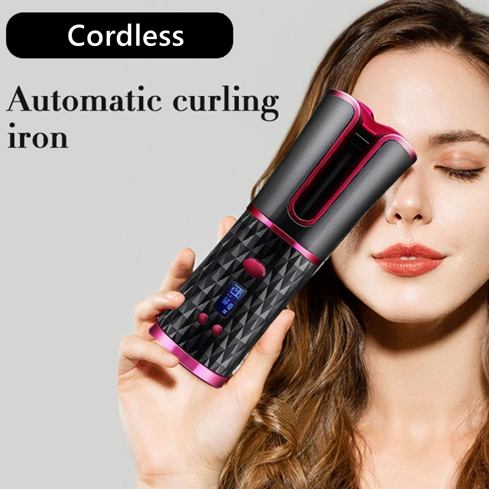 Auto Hair Curlers Waving Iron Curling Hairs Roller Ceramic Cordless LCD Display Wavy Hair Tools Curling Iron Air Hairs Curlers
Auto Hair Curlers Waving Iron Curling Hairs Roller Ceramic Cordless LCD Display Wavy Hair Tools Curling Iron Air Hairs Curlers