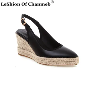Elegant Women Big Size 12 Breathable Hemp Sole Cool Slingback Pumps Wedges Shoes Woman Girls Casual Shoes Footwear calzado mujer
Elegant Women Big Size 12 Breathable Hemp Sole Cool Slingback Pumps Wedges Shoes Woman Girls Casual Shoes Footwear calzado mujer