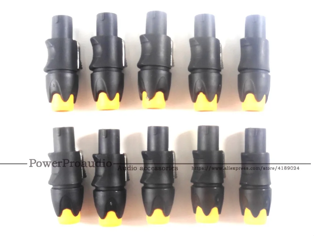 10pcs/lot use for NL4FC Professional 4-core Speakon connector speaker plug Orange
10pcs/lot use for NL4FC Professional 4-core Speakon connector speaker plug Orange