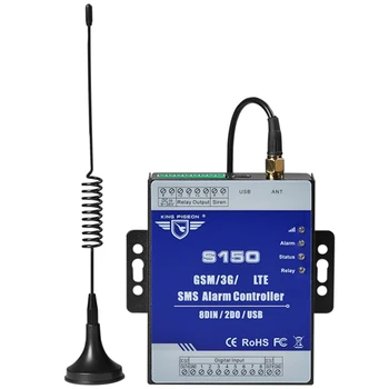KING PIGEON GSM Alarm 3G Cellular RTU SMS Relay Switch Industrial IoT Remote Monitoring System In-Built 8DIN 2DO S150(EU Plug)
KING PIGEON GSM Alarm 3G Cellular RTU SMS Relay Switch Industrial IoT Remote Monitoring System In-Built 8DIN 2DO S150(EU Plug)