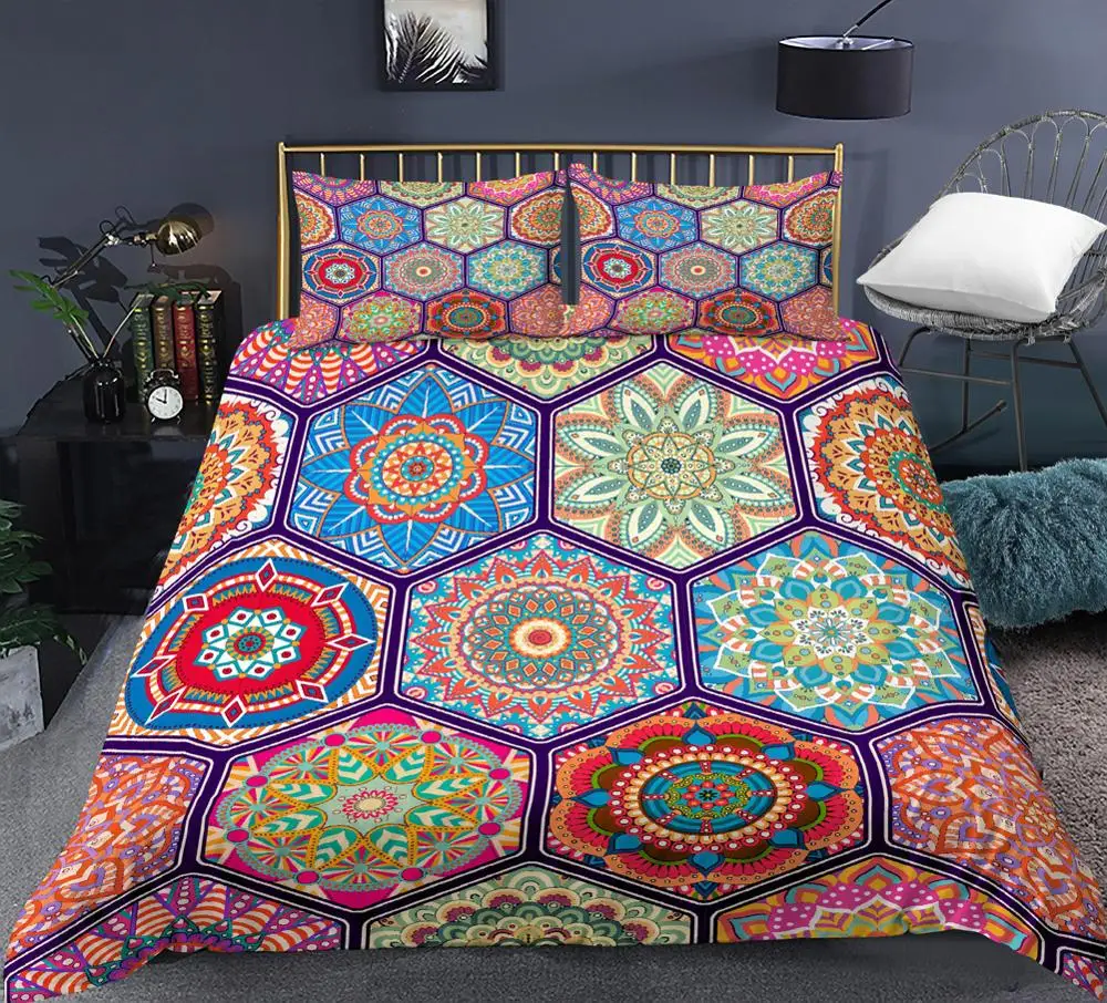 3D Mandala Flower Pattern Quilt Cover for Home Bedspread Duvet Cover Bedding Set Bed Decor with Pillowcases US/AU/EU Size
3D Mandala Flower Pattern Quilt Cover for Home Bedspread Duvet Cover Bedding Set Bed Decor with Pillowcases US/AU/EU Size
