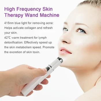 Handheld Skin Therapy Wand Machine High Frequency Neon Acne Treatment Skin Tightening Wrinkle Reducing Dark Circles Stimulator 
Handheld Skin Therapy Wand Machine High Frequency Neon Acne Treatment Skin Tightening Wrinkle Reducing Dark Circles Stimulator