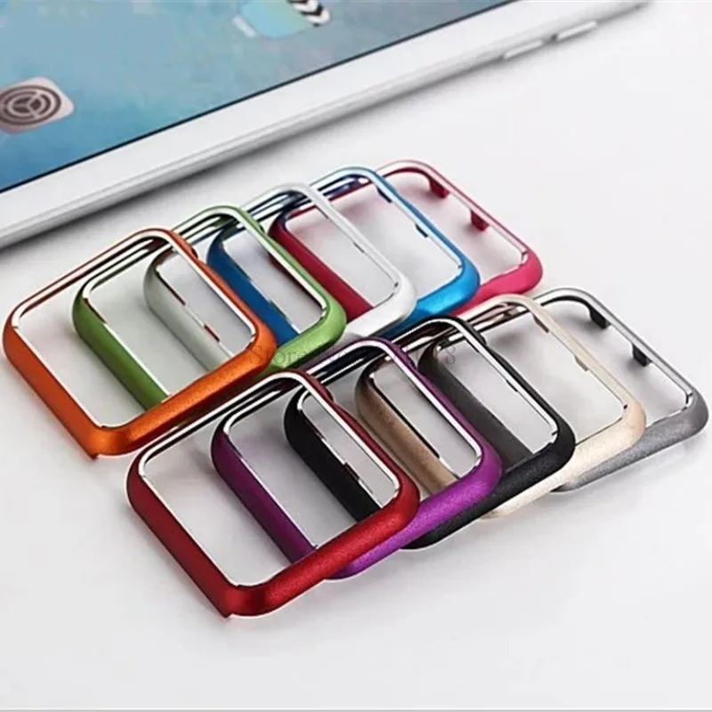 Роскошный металлический корпус для часов чехол Apple Watch Band 38 мм 42 алюминиевый сплав