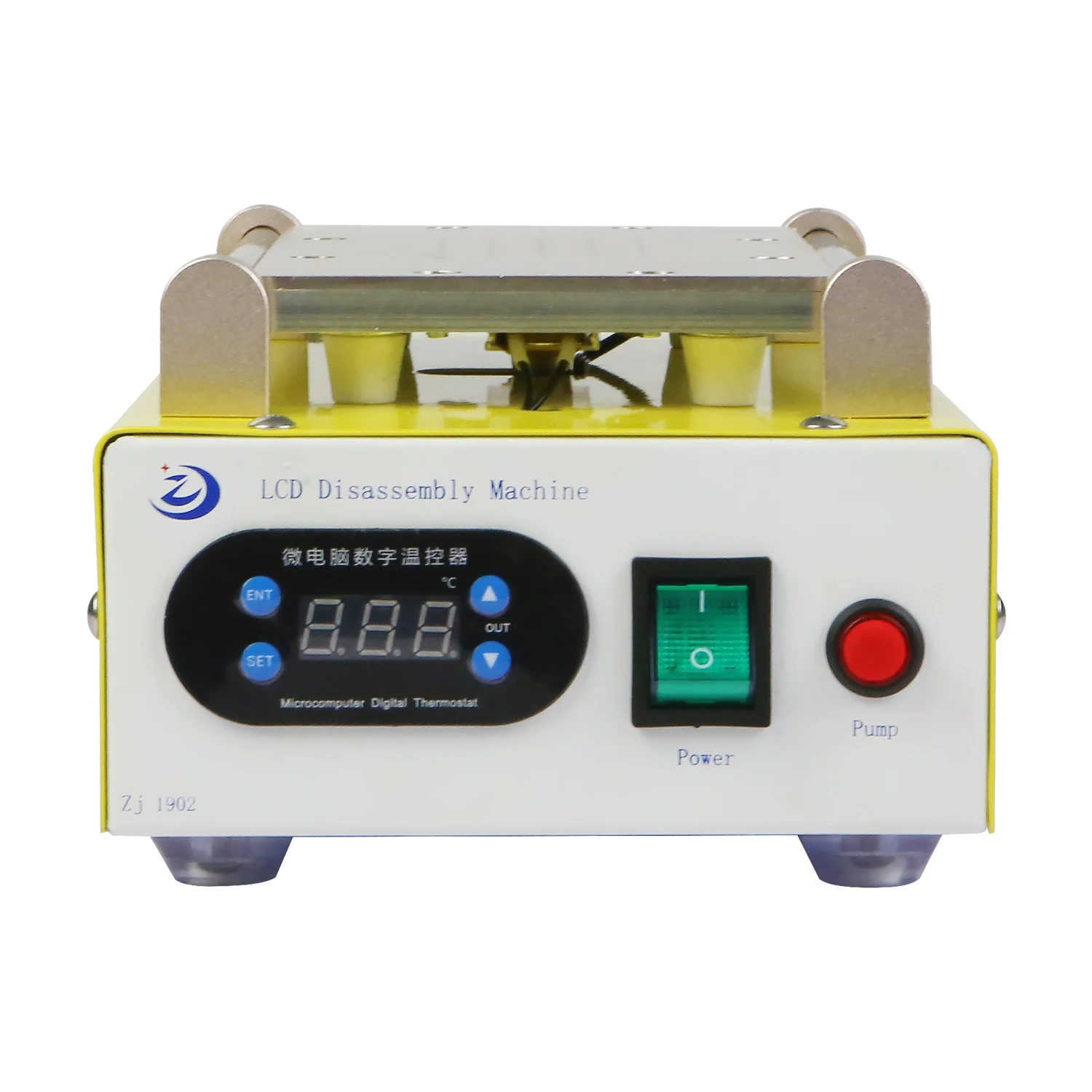 ZJ 1902 Built-in Vacuum Pump 7 Inch LCD Glass Separator Touch Screen Separating Machine For Mobile Phone Repair Refurbish
ZJ 1902 Built-in Vacuum Pump 7 Inch LCD Glass Separator Touch Screen Separating Machine For Mobile Phone Repair Refurbish