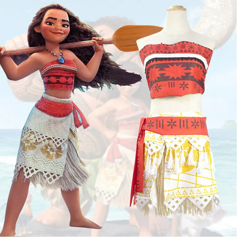 HISTOYE Moana Costume Kids Princess Girls Gifts Halloween Birthday Party Dress Set Girl Vaiana Dress Cosplay Costume for Party
HISTOYE Moana Costume Kids Princess Girls Gifts Halloween Birthday Party Dress Set Girl Vaiana Dress Cosplay Costume for Party