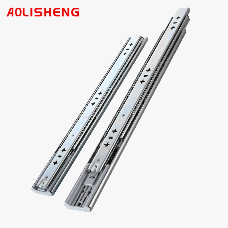 AOLISHENG heavy-duty drawer slide rail three-section drawer track damping buffer 53 wide RV load-bearing industrial slide rail
AOLISHENG heavy-duty drawer slide rail three-section drawer track damping buffer 53 wide RV load-bearing industrial slide rail