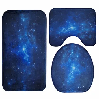 Honlaker Blue Nebula Bath Mat 3 Pieces/Set Absorption Mat Antiskid Water Rug Toilet Floor Cover Bathroom
Honlaker Blue Nebula Bath Mat 3 Pieces/Set Absorption Mat Antiskid Water Rug Toilet Floor Cover Bathroom