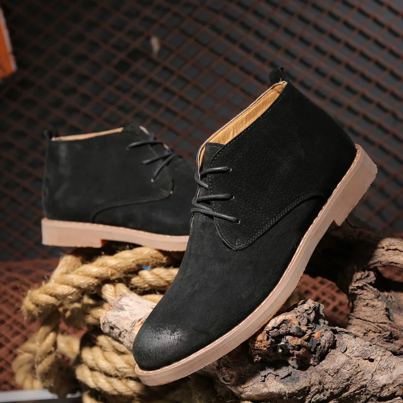 Fall / Winter 2020 Lace Up Casual Men's Boys' Men's Shoes Plus Velvet Warm Trend Martin Chelsea British High-Top Snow Boots
Fall / Winter 2020 Lace Up Casual Men's Boys' Men's Shoes Plus Velvet Warm Trend Martin Chelsea British High-Top Snow Boots