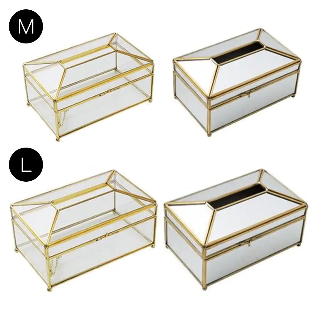 European Creative Glass Tissue Box Simple Living Room Household Tissue Box Nordic Luxury Light Luxury Napkin Tray
European Creative Glass Tissue Box Simple Living Room Household Tissue Box Nordic Luxury Light Luxury Napkin Tray