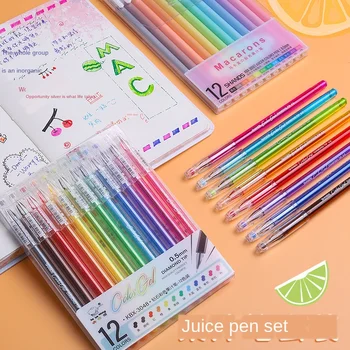 Color Gel Pen Juice Pen Signature Pen Quick-drying Hand Account Pen Water-based Marker Pen Multicolor Creative Stationery
Color Gel Pen Juice Pen Signature Pen Quick-drying Hand Account Pen Water-based Marker Pen Multicolor Creative Stationery