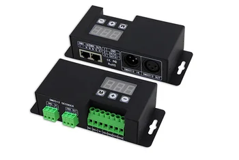 BC-854 rgbw LED strip DMX512 controller Digital display 4 channel dmx decoder RJ45 port
BC-854 rgbw LED strip DMX512 controller Digital display 4 channel dmx decoder RJ45 port