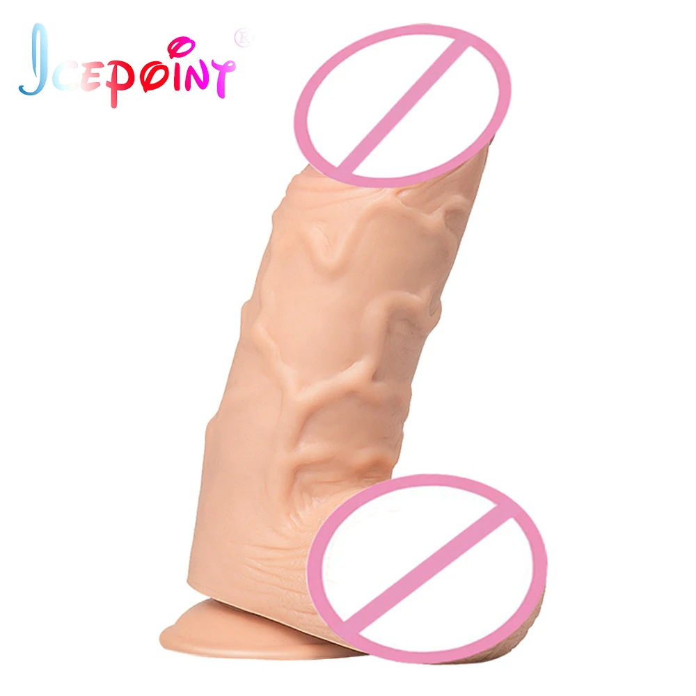 Womens Penis Masturbation Simulation Erotic Dildo Huge Super Thick Large Long Anal Plug Toy for Adult Dildo Consolador Realistic