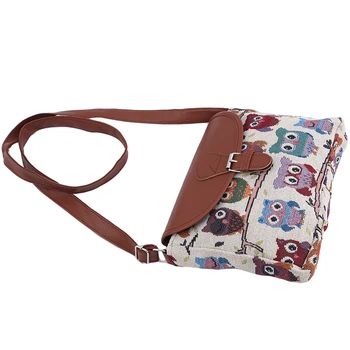 Summer Women Messenger Bags Flap Bag Lady Canvas Owl Printed Crossbody Shoulder Bags Small Female Handbags
Summer Women Messenger Bags Flap Bag Lady Canvas Owl Printed Crossbody Shoulder Bags Small Female Handbags