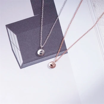 Lucky Golden Bean Clavicle Chain Korean Simple Versatile 925 Sterling Silver Temperament Female Necklace SNE042
Lucky Golden Bean Clavicle Chain Korean Simple Versatile 925 Sterling Silver Temperament Female Necklace SNE042