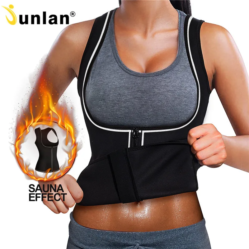 Junlan Women Reducing Sauna Vest with Zipper Neoprene Tummy Control Waist Trainer Shaping Tops Body Slimming Shapers Fat Burning
Junlan Women Reducing Sauna Vest with Zipper Neoprene Tummy Control Waist Trainer Shaping Tops Body Slimming Shapers Fat Burning