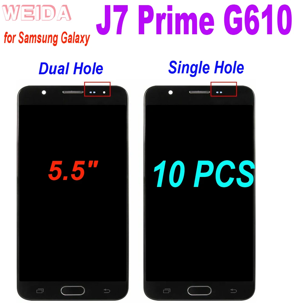 10 PCS Original 5.5" LCD for SAMSUNG Galaxy J7 Prime LCD Touch Screen Digitizer G610 G610F G610M For J7 Prime 2016 G610 Display
10 PCS Original 5.5" LCD for SAMSUNG Galaxy J7 Prime LCD Touch Screen Digitizer G610 G610F G610M For J7 Prime 2016 G610 Display