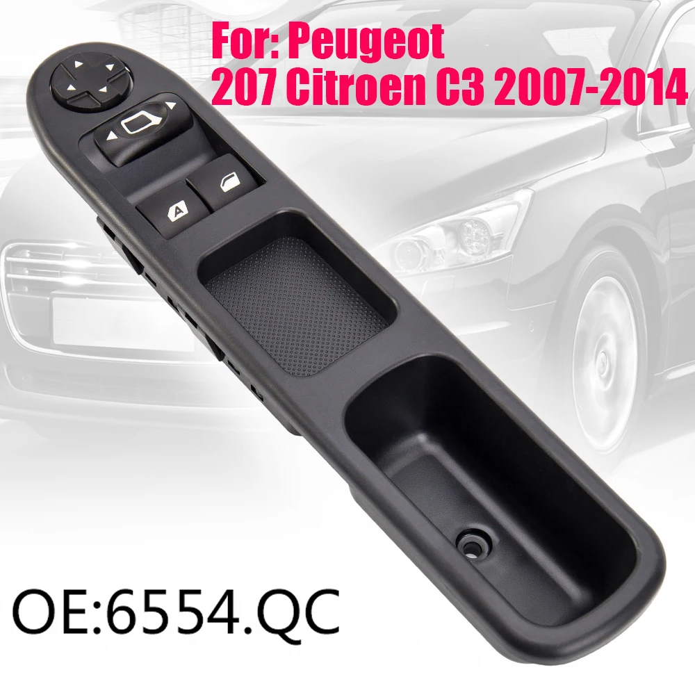 Переключатель управления окошком электропитания для Peugeot 207 Citroen C3 2007-2014 6554QC, автомобильные аксессуары
Переключатель управления окошком электропитания для Peugeot 207 Citroen C3 2007-2014 6554QC, автомобильные аксессуары