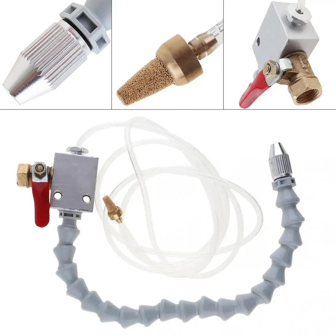 Tube Ball Valve Cooling Sprays with Ball Valve Adjustment and Connect 8mm Air Pipe for Metal Cutting Engraving Cooling Machine
Tube Ball Valve Cooling Sprays with Ball Valve Adjustment and Connect 8mm Air Pipe for Metal Cutting Engraving Cooling Machine