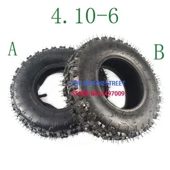 2 types of tire 4.10-6 tubeless tires and inner and outer fit ATV Quad Go Kart 47cc 49cc Chunky All Models Snow tire
2 types of tire 4.10-6 tubeless tires and inner and outer fit ATV Quad Go Kart 47cc 49cc Chunky All Models Snow tire
