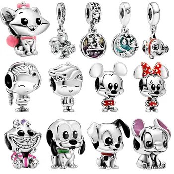 High Quality Original 925 Sterling Silver PANDORAS Cartoon Animal Charm Beads with Original Engraving Suitable for DIY Bracelets 
High Quality Original 925 Sterling Silver PANDORAS Cartoon Animal Charm Beads with Original Engraving Suitable for DIY Bracelets