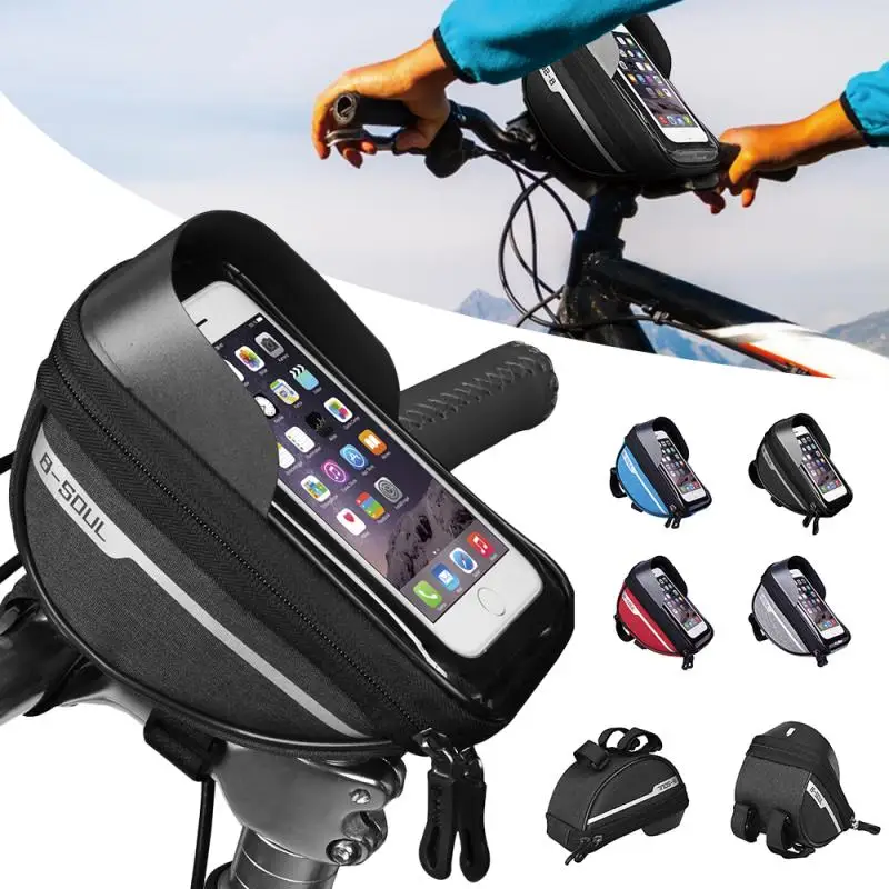 Bicycle Frame Front Tube Bag Portable Waterproof Practical Touch Screen Phone Holder MTB Bike Handlebar Cell Mobile Phone Bag
Bicycle Frame Front Tube Bag Portable Waterproof Practical Touch Screen Phone Holder MTB Bike Handlebar Cell Mobile Phone Bag