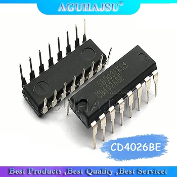 5pcs/lot CD4026BE CD4026B DIP-16 logic chip decimal counter / divider CD4026 New Original
5pcs/lot CD4026BE CD4026B DIP-16 logic chip decimal counter / divider CD4026 New Original