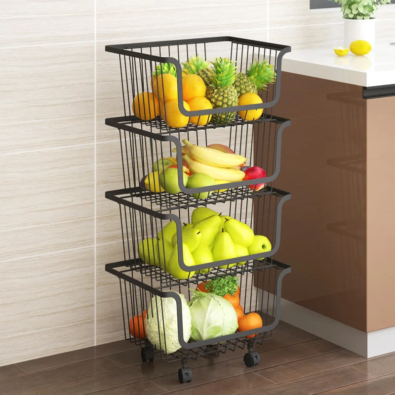 A Generation of Fat Stainless Steel Kitchen Black And White with Pattern Multilayer Floor Storage Basket Fruit & Vegetable Stora
A Generation of Fat Stainless Steel Kitchen Black And White with Pattern Multilayer Floor Storage Basket Fruit & Vegetable Stora
