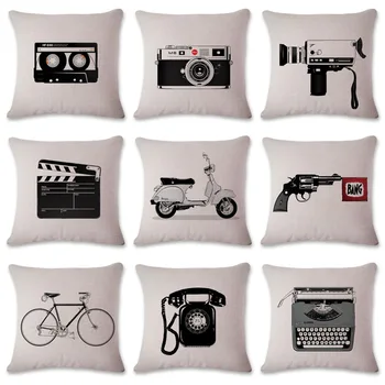 Fresh Artistic Style Fashion Cushion Retro Vintage Bicycle Camera Pattern Linen Pillow Cover Hot
Fresh Artistic Style Fashion Cushion Retro Vintage Bicycle Camera Pattern Linen Pillow Cover Hot