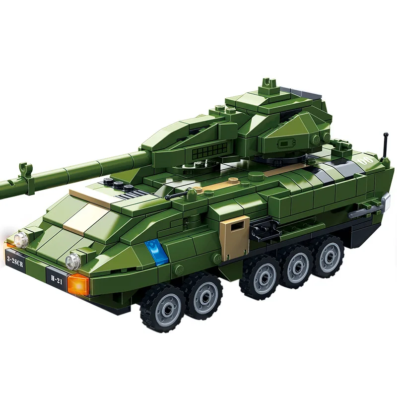 8 in 1 Heavy Tank Building Blocks Compatible legoing WW2 Military Tank Soldier Police Weapon models Bricks Toys for children boy
8 in 1 Heavy Tank Building Blocks Compatible legoing WW2 Military Tank Soldier Police Weapon models Bricks Toys for children boy