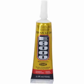 E8000 15ML Liquid Glue Super Strong Multipurpose Adhesive Jewelry Crafts Crystal Rhinestone DIY Fix Phone Screen Glass Nail Gel
E8000 15ML Liquid Glue Super Strong Multipurpose Adhesive Jewelry Crafts Crystal Rhinestone DIY Fix Phone Screen Glass Nail Gel