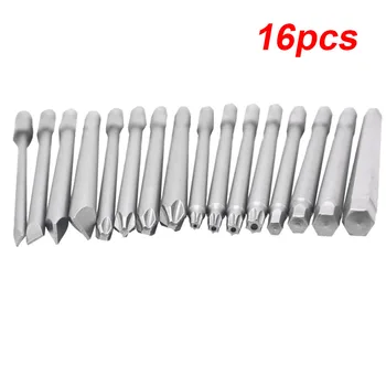 16 Pcs Hex Torx Screwdriver Bit Set Hex Security Magnetic Head 100mm Long Tools
16 Pcs Hex Torx Screwdriver Bit Set Hex Security Magnetic Head 100mm Long Tools