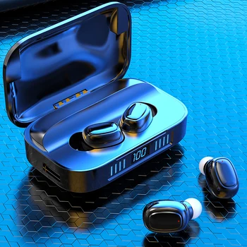LED Power Display Wireless Earphones TWS Bluetooth 5.0 Mini Earbuds Stereo Bass Noise Cancelling Sports Waterproof Earbud In Ear
LED Power Display Wireless Earphones TWS Bluetooth 5.0 Mini Earbuds Stereo Bass Noise Cancelling Sports Waterproof Earbud In Ear