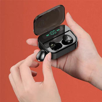 TWS Bluetooth 5.0 Earphone With digital display 6D stereo Bluetooth headset 3300MA LED Power Bank for Mobile phone
TWS Bluetooth 5.0 Earphone With digital display 6D stereo Bluetooth headset 3300MA LED Power Bank for Mobile phone