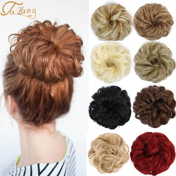 TALANG Synthetic Hair Bun Chignon Ladies Ponytail Hair Extension Scrunchie Elastic Wave Curly Hairpieces Scrunchie Wrap
TALANG Synthetic Hair Bun Chignon Ladies Ponytail Hair Extension Scrunchie Elastic Wave Curly Hairpieces Scrunchie Wrap