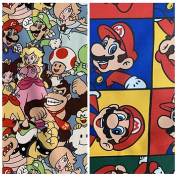 ZENGIA 145*90cm Super Mario Waterproof Fabric Polyester waterproof Patchwork DIY handmade Tissue for bag tablecloth backpack
ZENGIA 145*90cm Super Mario Waterproof Fabric Polyester waterproof Patchwork DIY handmade Tissue for bag tablecloth backpack