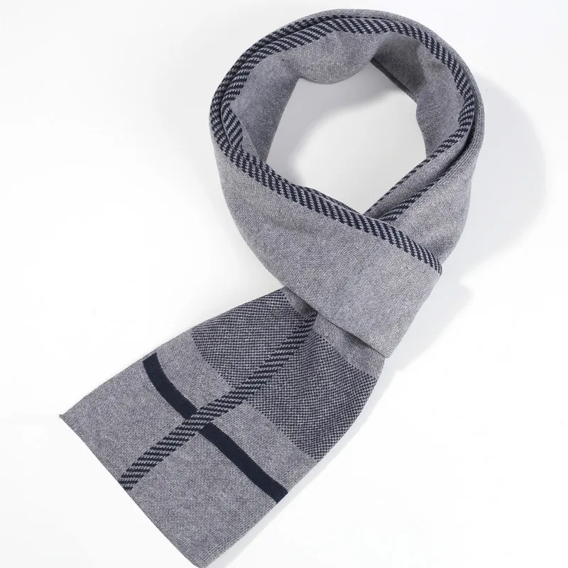 New 2019 Plaid Stripes Knitted Men Scarf High-end Cashmere Scarves Fashion Gift Thickened Wool Collar Scarf Pashmina Accessory 
New 2019 Plaid Stripes Knitted Men Scarf High-end Cashmere Scarves Fashion Gift Thickened Wool Collar Scarf Pashmina Accessory