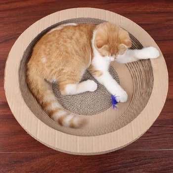 Cat Catnip Scratch Board Nail Scraper Mat Bed Toy Cats Scratcher Corrugated Paper Kitten Pad Rest Pet Supplies
Cat Catnip Scratch Board Nail Scraper Mat Bed Toy Cats Scratcher Corrugated Paper Kitten Pad Rest Pet Supplies