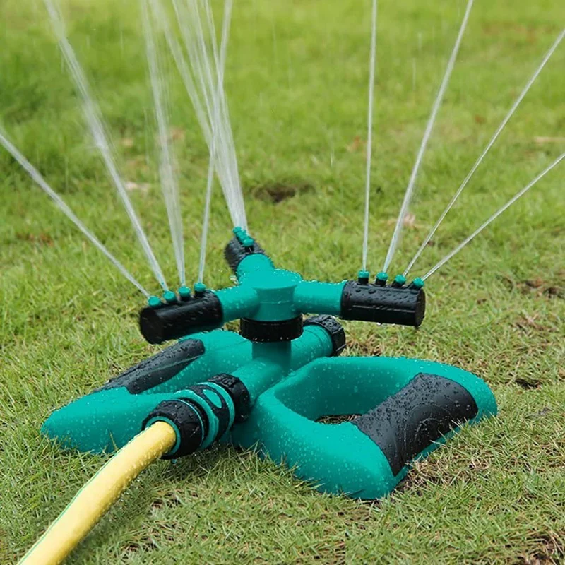 Lawn Sprinkler 360 Rotation Adjustable Sprinkler Irrigation System with 3-Arm Sprayer and Adjustable Nozzle (2 Sets)
Lawn Sprinkler 360 Rotation Adjustable Sprinkler Irrigation System with 3-Arm Sprayer and Adjustable Nozzle (2 Sets)