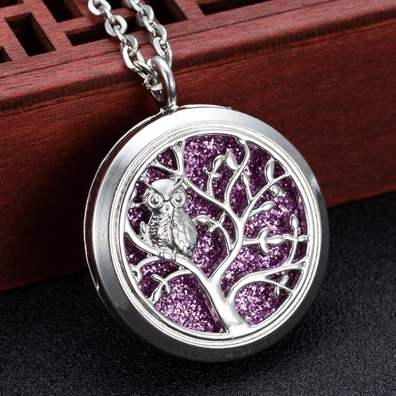 Owl Life Tree Aromatherapy Pendant Necklace Perfume Essential Oil Diffuser Zinc Alloy Jewelry 21 styles can be customized
Owl Life Tree Aromatherapy Pendant Necklace Perfume Essential Oil Diffuser Zinc Alloy Jewelry 21 styles can be customized