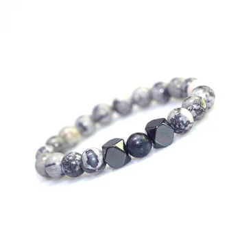 Map Stone Bead Bracelet For Women Health Care Hematite Stretch Bracelets Men charm Fashion Jewelry Pulsera Hombre gift 10pcs/lot 
Map Stone Bead Bracelet For Women Health Care Hematite Stretch Bracelets Men charm Fashion Jewelry Pulsera Hombre gift 10pcs/lot