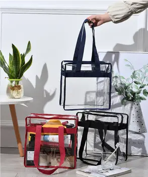 HD154 PVC Transparent Hand Bag NFL and PGA Stadium Approved Clear Tote Bag with Zipper Closure Crossbody Messenger Shoulder Bag
HD154 PVC Transparent Hand Bag NFL and PGA Stadium Approved Clear Tote Bag with Zipper Closure Crossbody Messenger Shoulder Bag