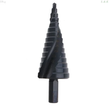 HSS Spiral Step Cone Drill Bit Metal Hole Cutter Titanium Nitride Coated 4-32mm l29k
HSS Spiral Step Cone Drill Bit Metal Hole Cutter Titanium Nitride Coated 4-32mm l29k