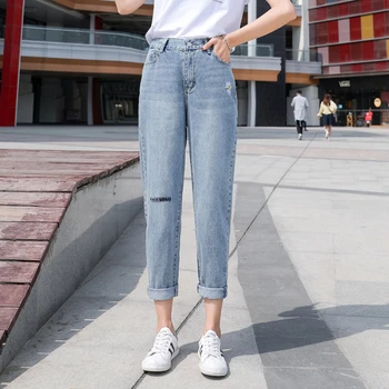 2020 Summer New Embroidered Daisy Jeans Woman High Waist Loose Harun Jeans Women Ripped Boyfriend Jeans For Women
2020 Summer New Embroidered Daisy Jeans Woman High Waist Loose Harun Jeans Women Ripped Boyfriend Jeans For Women