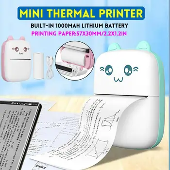 Mini Portable Thermal Printer Paper Photo Pocket Thermal Printer 200DPI Printing Wireless Bluetooth For Android IOS Printers
Mini Portable Thermal Printer Paper Photo Pocket Thermal Printer 200DPI Printing Wireless Bluetooth For Android IOS Printers