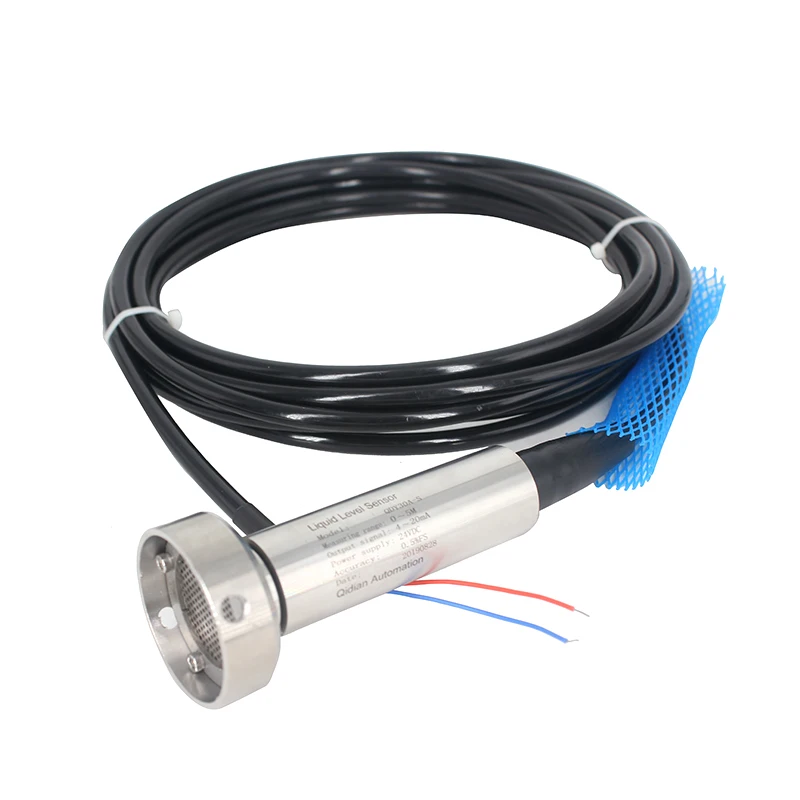 QDY30B Anti Blocking Liquid Level Sensor Septic Tank Level Transmitter Level Transducer 4-20mA Output, DC24V
QDY30B Anti Blocking Liquid Level Sensor Septic Tank Level Transmitter Level Transducer 4-20mA Output, DC24V