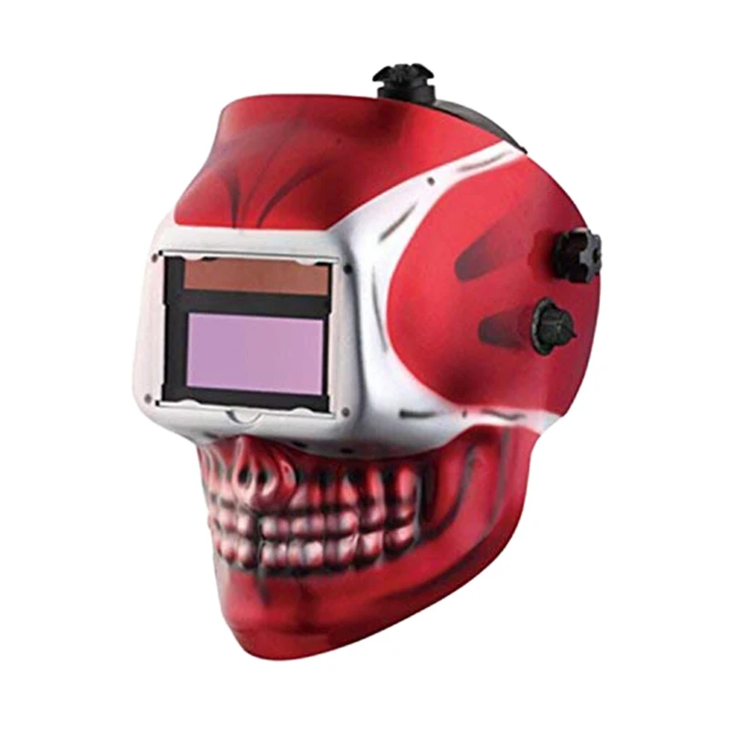 Solar Auto Welding Mask /Welding Helmet/Welder Cap/Goggle Face Mask for Tig Mig Mma Welding Equipment( Red Skull )
Solar Auto Welding Mask /Welding Helmet/Welder Cap/Goggle Face Mask for Tig Mig Mma Welding Equipment( Red Skull )
