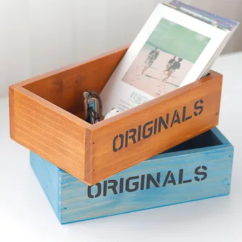 Vintage Groceries Wooden Box Jewelry Cosmetics Storage Box Office Desk Finishing Storage Box Mediterranean Home Decoration
Vintage Groceries Wooden Box Jewelry Cosmetics Storage Box Office Desk Finishing Storage Box Mediterranean Home Decoration