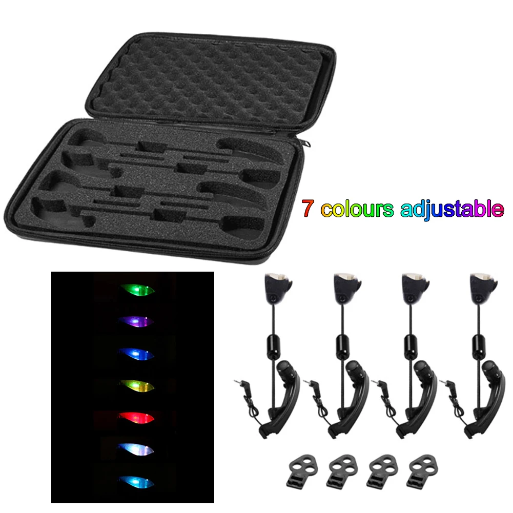 7 Colors Flicker Fishing Indicator Accessories Changeable Light Adjustable Carp Outdoor Black Illuminated Swinger Set Practical
7 Colors Flicker Fishing Indicator Accessories Changeable Light Adjustable Carp Outdoor Black Illuminated Swinger Set Practical