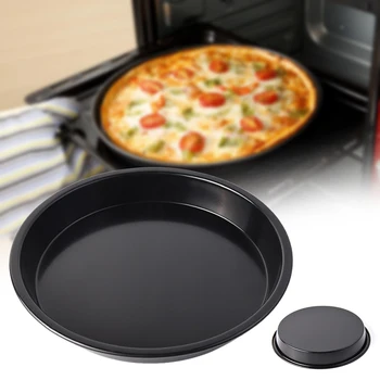 Round Pizza Plate Pan Deep Dish Tray Non-stick Carbon Steel Baking Mould Pan DIY Microwave Kitchen Restaurant Bakeware Tool
Round Pizza Plate Pan Deep Dish Tray Non-stick Carbon Steel Baking Mould Pan DIY Microwave Kitchen Restaurant Bakeware Tool