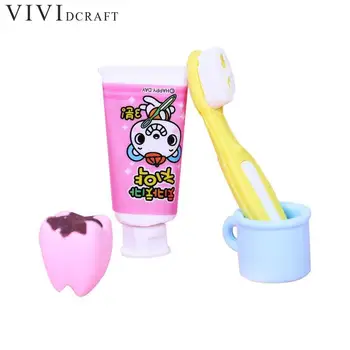 4pcs / Set New Fashion Creative Toothbrush Tooth Shaped Pupils Gift Rubber Cute Stationery Supplies Eraser Kid Papelaria Es V9V6
4pcs / Set New Fashion Creative Toothbrush Tooth Shaped Pupils Gift Rubber Cute Stationery Supplies Eraser Kid Papelaria Es V9V6
